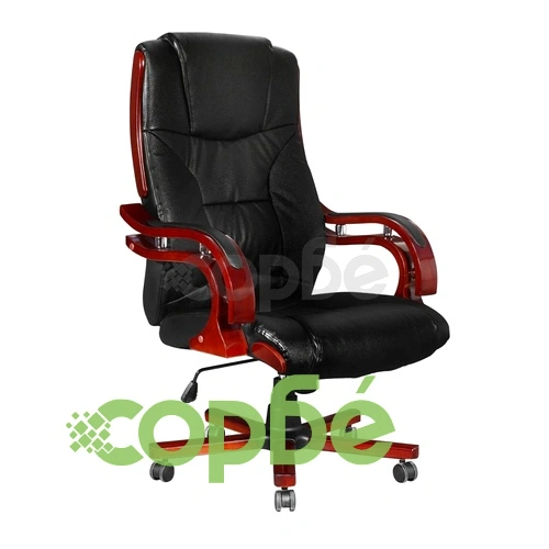 Луксозен кожен стол с удължена облегалка ➤ топ цена ➤ sorbe.bg