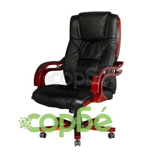 Луксозен кожен стол с удължена облегалка ➤ топ цена ➤ sorbe.bg