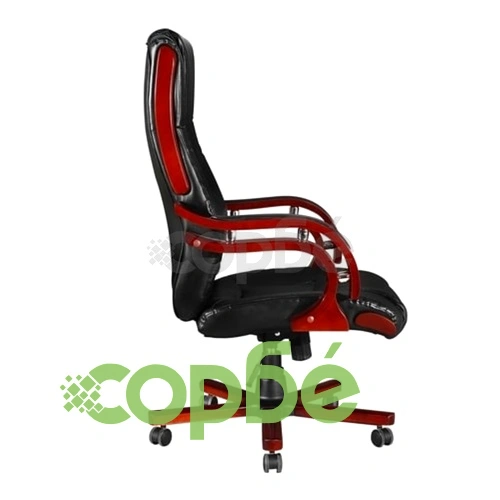 Луксозен кожен стол с удължена облегалка ➤ топ цена ➤ sorbe.bg