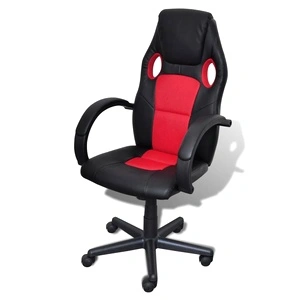 Директорски офис стол, червен