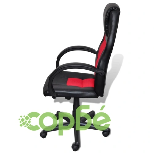 Директорски офис стол, червен ➤ топ цена ➤ sorbe.bg