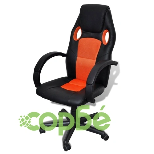 Директорски офис стол, оранжев ➤ топ цена ➤ sorbe.bg