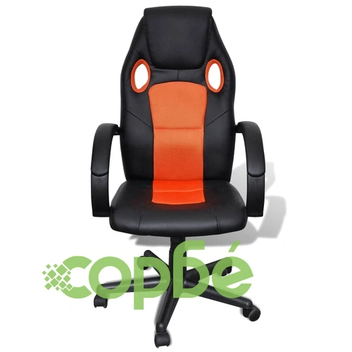 Директорски офис стол, оранжев ➤ топ цена ➤ sorbe.bg