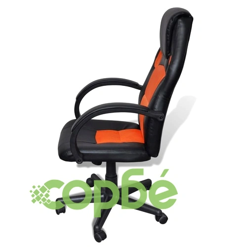 Директорски офис стол, оранжев ➤ топ цена ➤ sorbe.bg