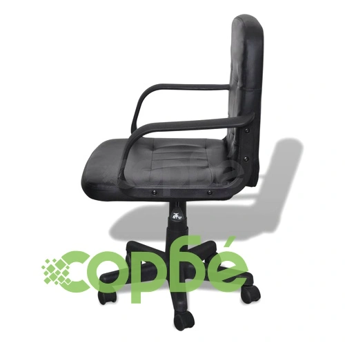 Луксозен офис стол, качествен дизайн, черен, 59x51x81-89 см ➤ топ цена ➤ sorbe.bg