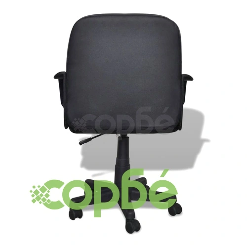 Луксозен офис стол, качествен дизайн, черен, 59x51x81-89 см ➤ топ цена ➤ sorbe.bg