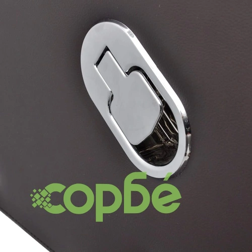 Офис стол реклайнер, изкуствена кожа, кафяв ➤ топ цена ➤ sorbe.bg