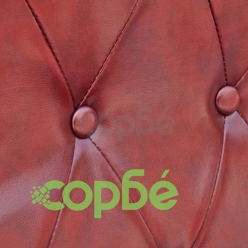 Офис стол от изкуствена кожа, регулируем, въртящ се, кафяв ➤ топ цена ➤ sorbe.bg