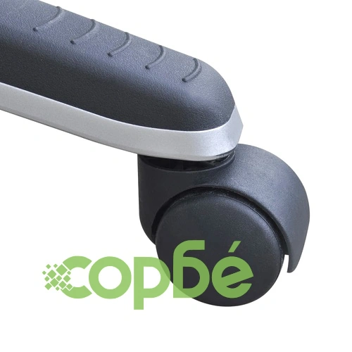 Офис стол от изкуствена кожа, черен ➤ топ цена ➤ sorbe.bg