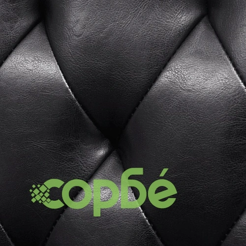 Офис стол Честърфийлд, черен, изкуствена кожа  ➤ топ цена ➤ sorbe.bg