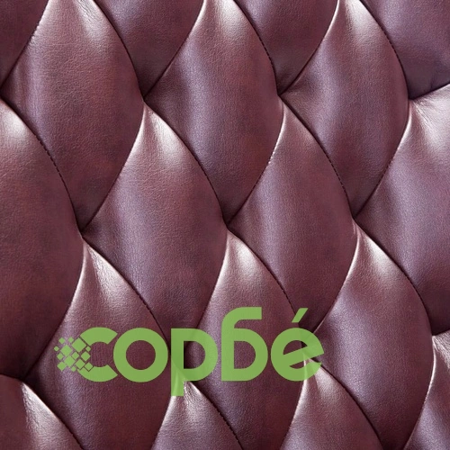 Офис стол Честърфийлд, кафяв, изкуствена кожа  ➤ топ цена ➤ sorbe.bg