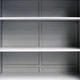 Офис шкаф с 2 врати, сив, 140 см, стомана