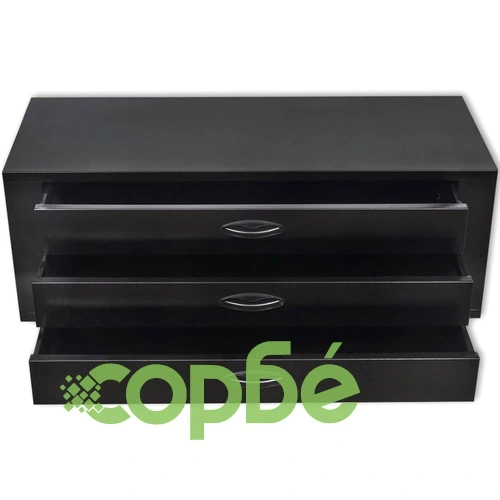 Метален шкаф за инструменти, 3 чекмеджета, черен ➤ топ цена ➤ sorbe.bg