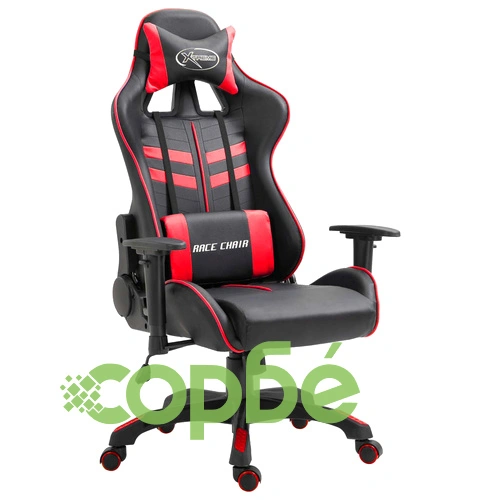 Геймърски стол, червено, изкуствена кожа ➤ топ цена ➤ sorbe.bg