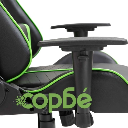 Геймърски стол, зелено, изкуствена кожа ➤ топ цена ➤ sorbe.bg