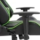 Геймърски стол, зелено, изкуствена кожа