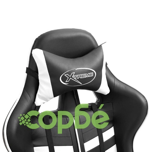 Геймърски стол, бяло, изкуствена кожа ➤ топ цена ➤ sorbe.bg