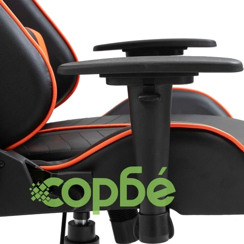 Геймърски стол, оранжево, изкуствена кожа ➤ топ цена ➤ sorbe.bg