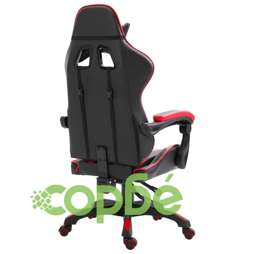 Геймърски стол, червено, изкуствена кожа ➤ топ цена ➤ sorbe.bg