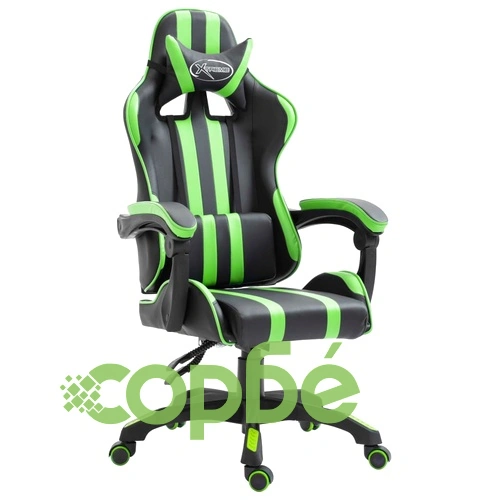 Геймърски стол, зелено, изкуствена кожа ➤ топ цена ➤ sorbe.bg