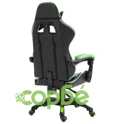 Геймърски стол, зелено, изкуствена кожа ➤ топ цена ➤ sorbe.bg
