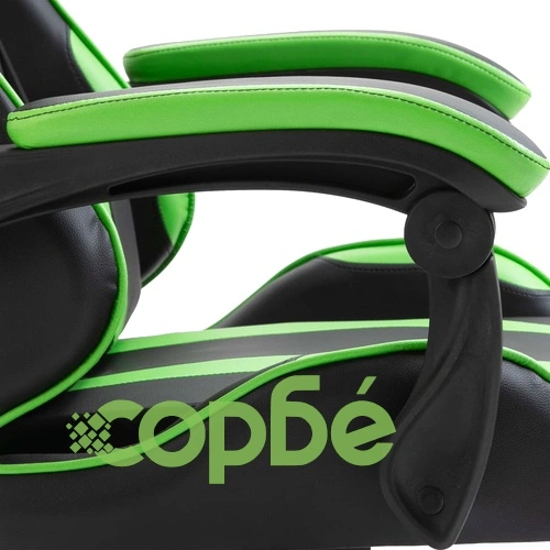 Геймърски стол, зелено, изкуствена кожа ➤ топ цена ➤ sorbe.bg