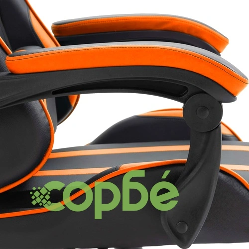 Геймърски стол, оранжево, изкуствена кожа ➤ топ цена ➤ sorbe.bg