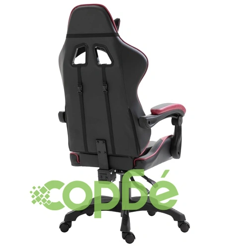 Геймърски стол, виненочервено, изкуствена кожа ➤ топ цена ➤ sorbe.bg