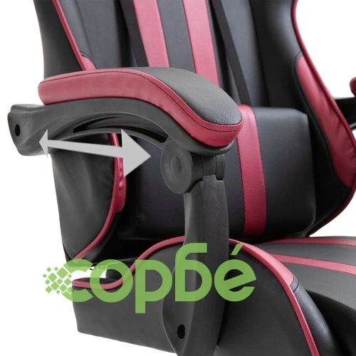 Геймърски стол, виненочервено, изкуствена кожа ➤ топ цена ➤ sorbe.bg