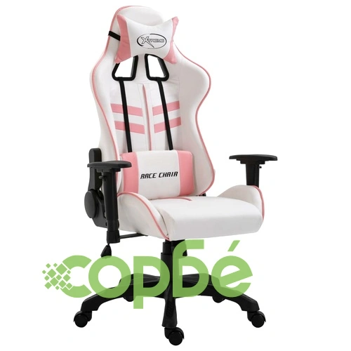 Геймърски стол, розово, изкуствена кожа ➤ топ цена ➤ sorbe.bg
