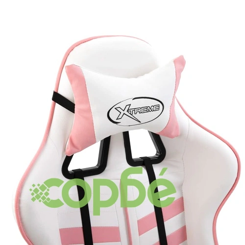 Геймърски стол, розово, изкуствена кожа ➤ топ цена ➤ sorbe.bg