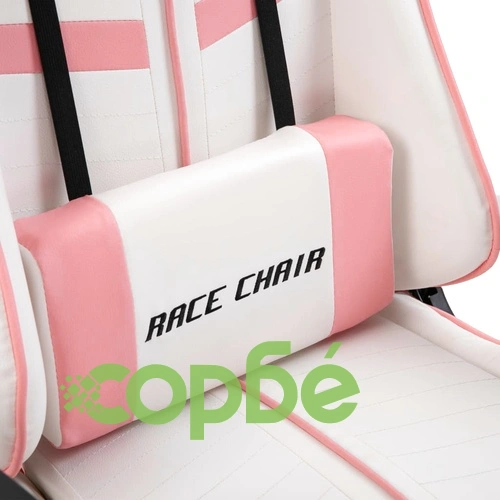 Геймърски стол, розово, изкуствена кожа ➤ топ цена ➤ sorbe.bg