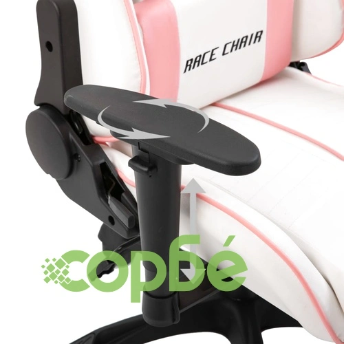 Геймърски стол, розово, изкуствена кожа ➤ топ цена ➤ sorbe.bg