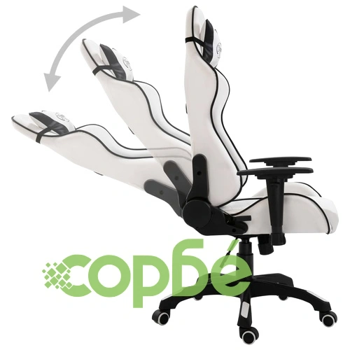 Геймърски стол, черно, изкуствена кожа ➤ топ цена ➤ sorbe.bg