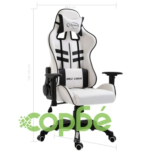 Геймърски стол, черно, изкуствена кожа ➤ топ цена ➤ sorbe.bg