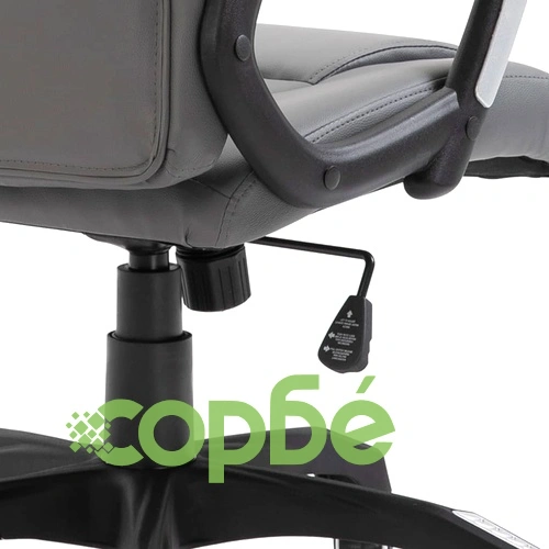 Офис стол, антрацит, изкуствена кожа ➤ топ цена ➤ sorbe.bg