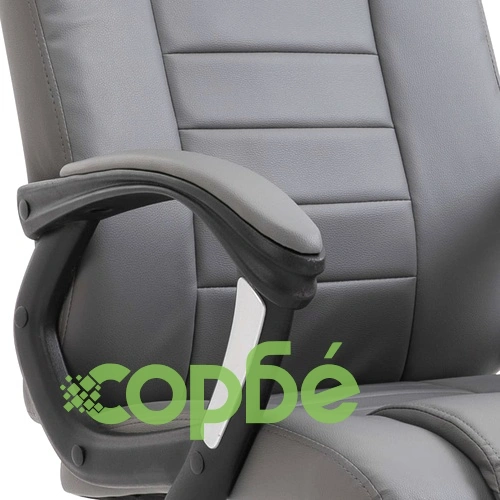 Офис стол, антрацит, изкуствена кожа ➤ топ цена ➤ sorbe.bg