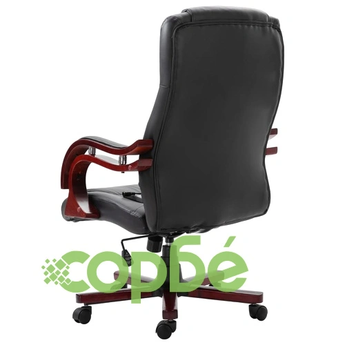 Офис стол, черен, изкуствена кожа ➤ топ цена ➤ sorbe.bg