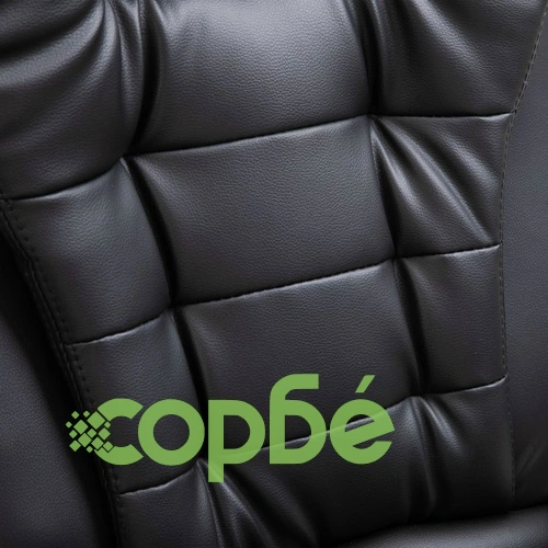 Офис стол, черен, изкуствена кожа ➤ топ цена ➤ sorbe.bg