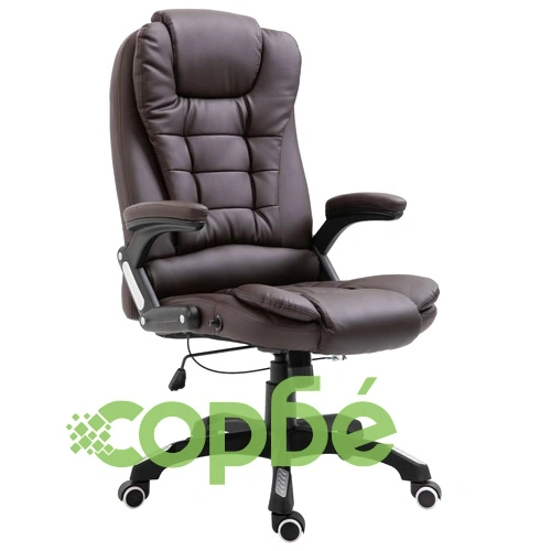 Офис стол, кафяв, изкуствена кожа ➤ топ цена ➤ sorbe.bg