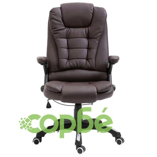 Офис стол, кафяв, изкуствена кожа ➤ топ цена ➤ sorbe.bg