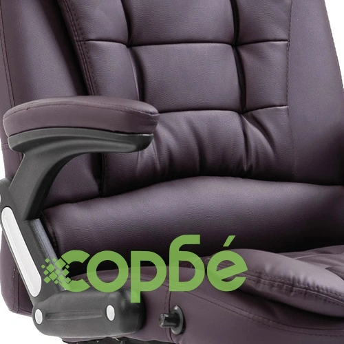 Офис стол, кафяв, изкуствена кожа ➤ топ цена ➤ sorbe.bg