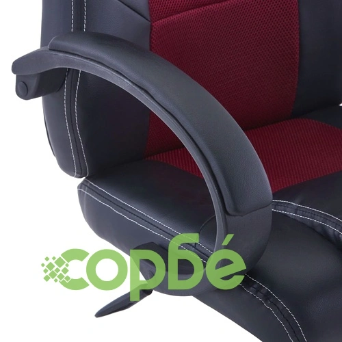 Геймърски стол, виненочервено, изкуствена кожа ➤ топ цена ➤ sorbe.bg