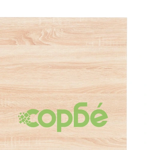 Компютърно бюро, бяло и цвят дъб, 120x60x70 см ➤ топ цена ➤ sorbe.bg