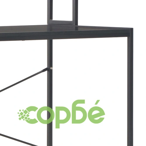 Компютърно бюро, черно, 120x60x138 см ➤ топ цена ➤ sorbe.bg