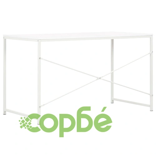 Компютърно бюро, бяло, 120x60x70 см ➤ топ цена ➤ sorbe.bg