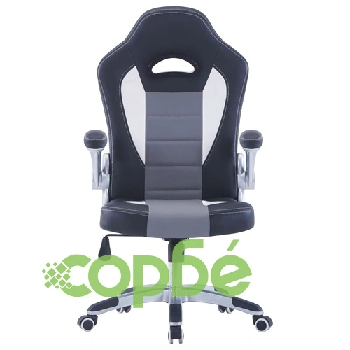 Геймърски стол, черен, изкуствена кожа ➤ топ цена ➤ sorbe.bg