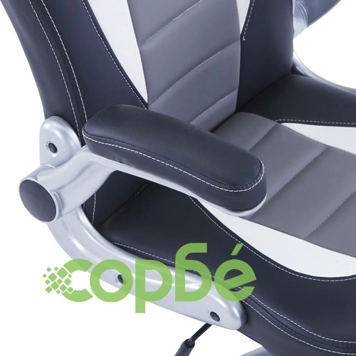 Геймърски стол, черен, изкуствена кожа ➤ топ цена ➤ sorbe.bg