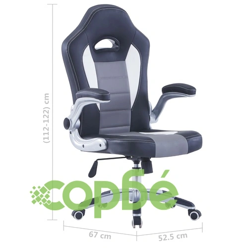 Геймърски стол, черен, изкуствена кожа ➤ топ цена ➤ sorbe.bg