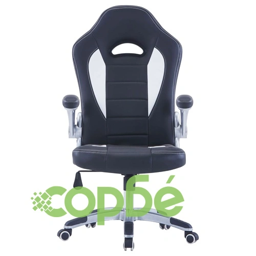 Геймърски стол, черен, изкуствена кожа ➤ топ цена ➤ sorbe.bg